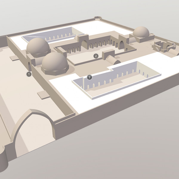 3D-model of the Ghazni palace