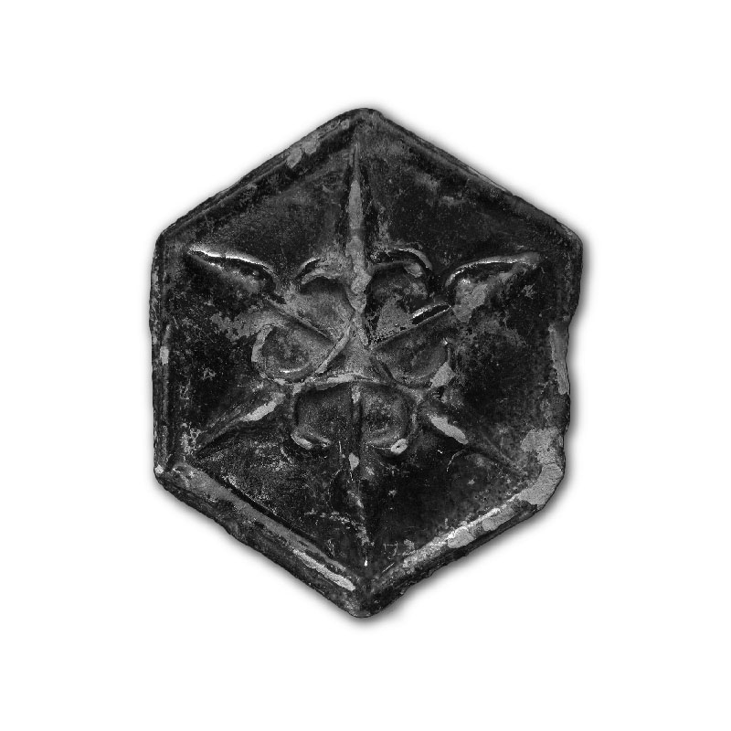 Moulded relief decorated tiles