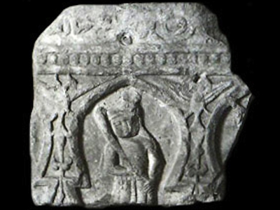 Dado with antropomorphic decoration (type 39)